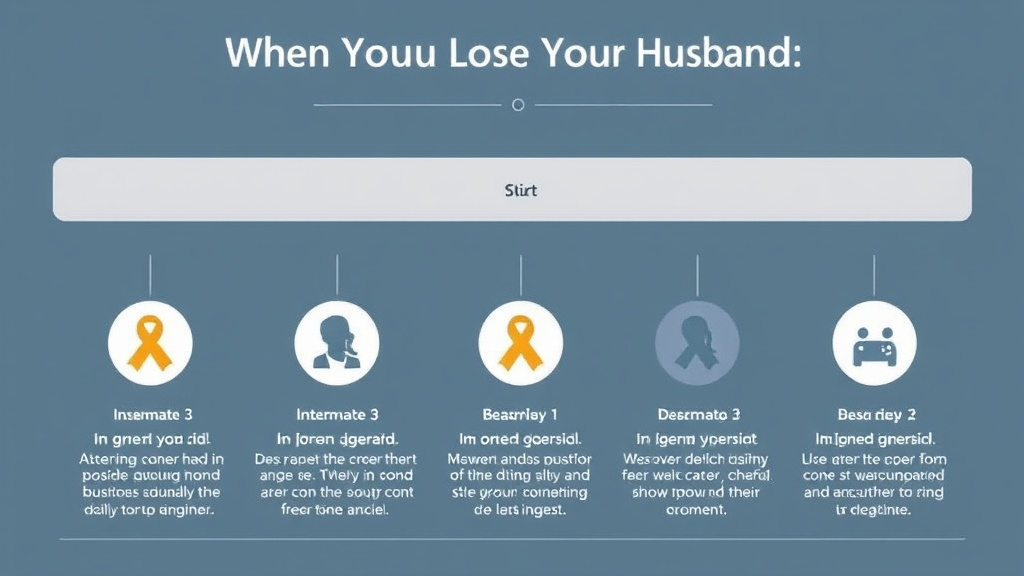Real-world application diagram for when You Lose Your Husband What to Expect