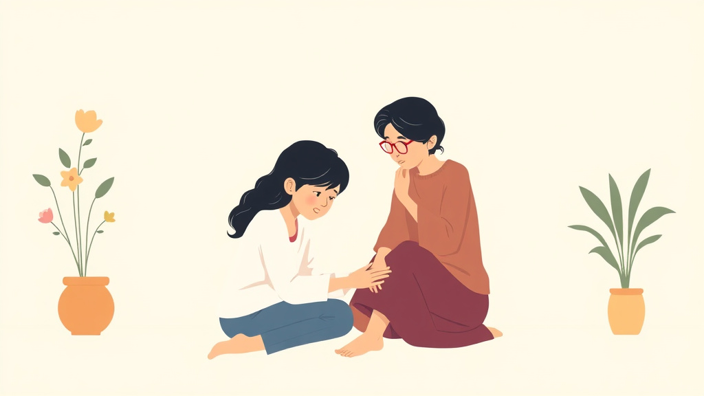 Conceptual diagram showing how when You Lose Your Mother What to Expect works in practice
