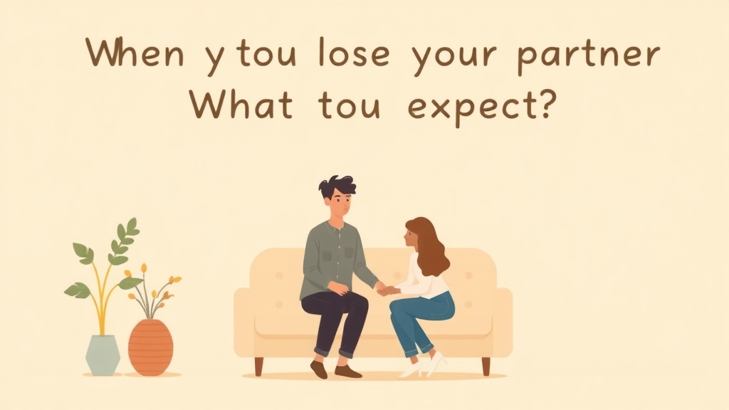 Clear illustration of when You Lose Your Partner What to Expect with supporting details