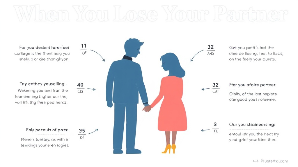 Process flow illustration for putting when You Lose Your Partner What to Expect into action