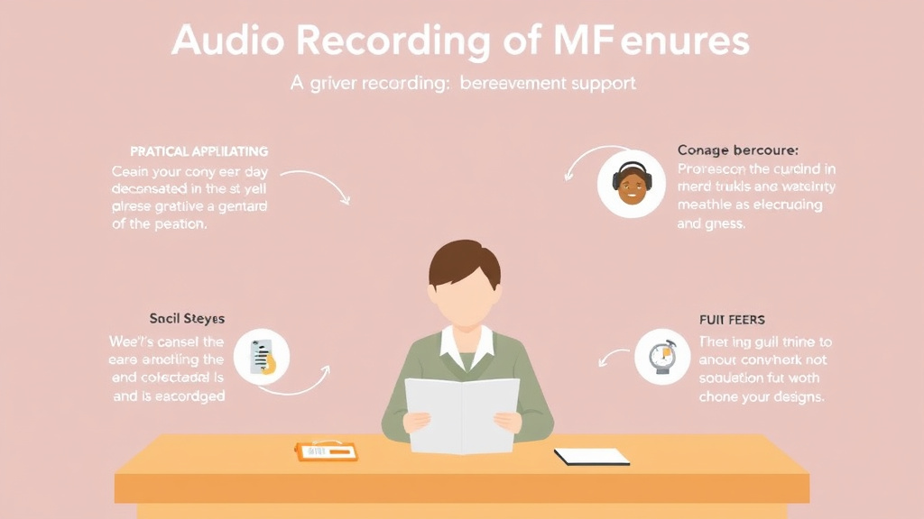 Step-by-step visual guide for implementing audio Recordings of Family Memories