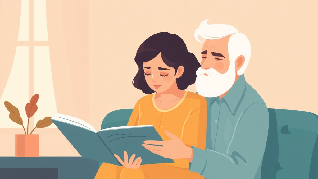 Visual overview of creating a Biography of Your Loved One with key concepts highlighted