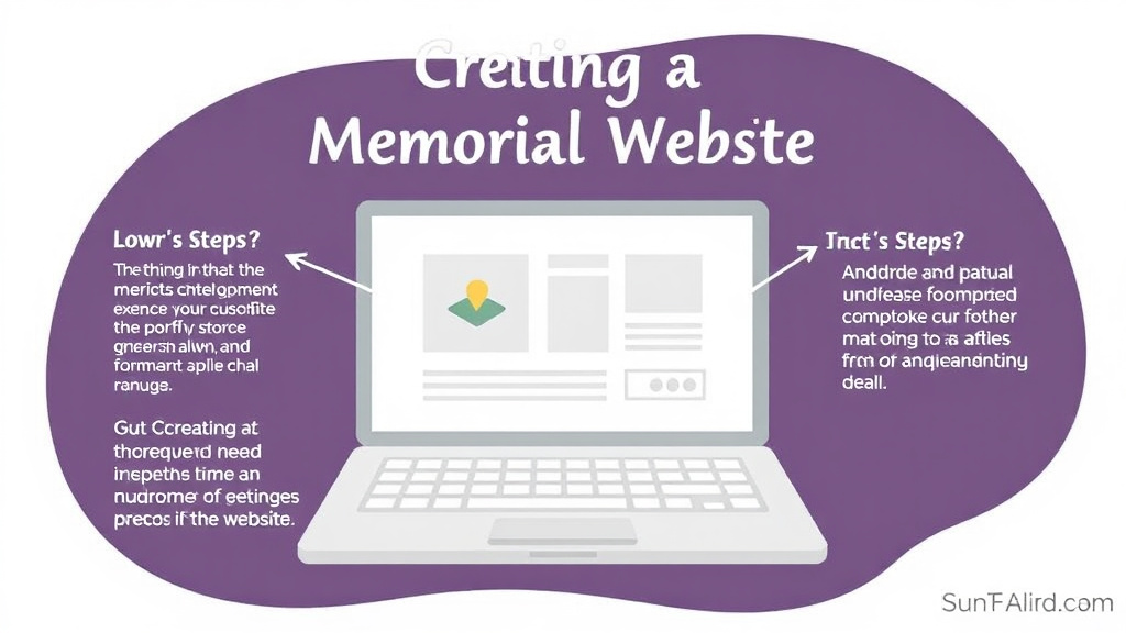 Hands-on guide visualization for creating a Memorial Website