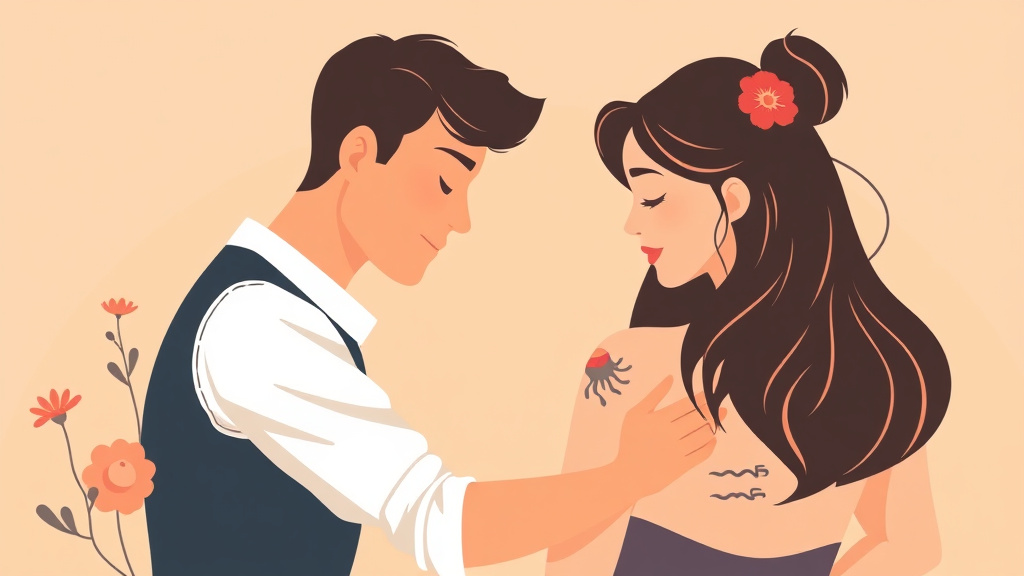 A professional illustration depicting memorial Tattoo Ideas for Loved Ones