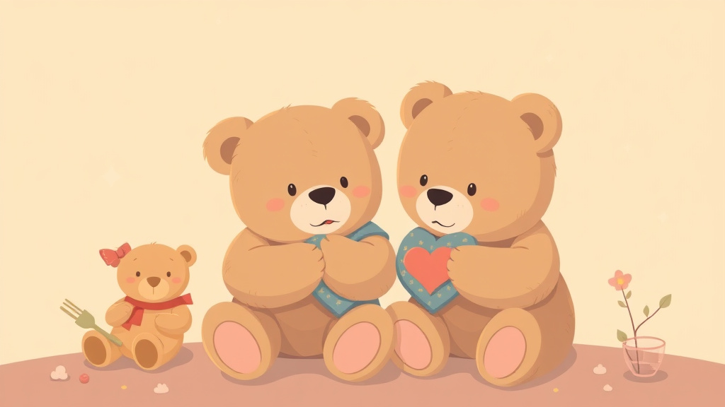 Clear illustration of memory Bears for Grieving Children with supporting details