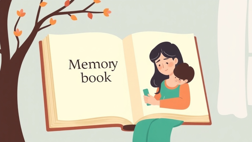 Detailed visual representation of memory Book for Grandparents