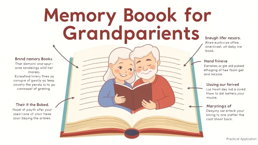 Real-world application diagram for memory Book for Grandparents