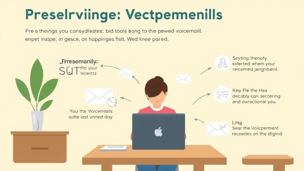 Practical checklist visual for preserving Voicemails From the Deceased