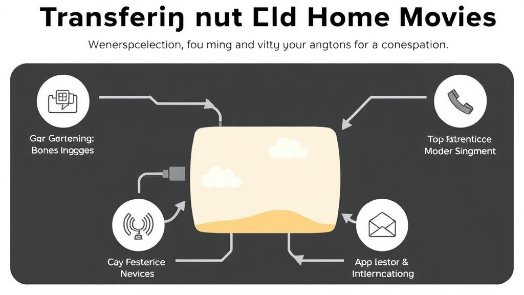 Real-world application diagram for transferring Old Home Movies