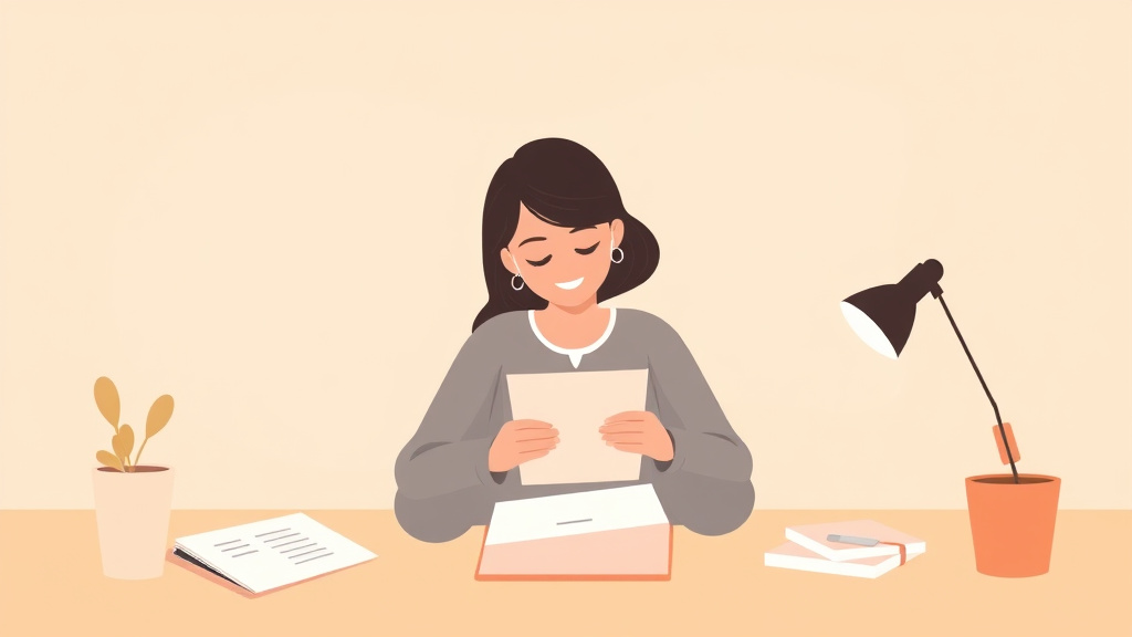 A professional illustration depicting unsent Letters as Grief Processing