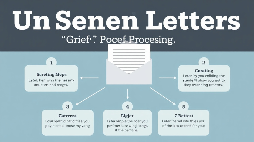 Real-world application diagram for unsent Letters as Grief Processing