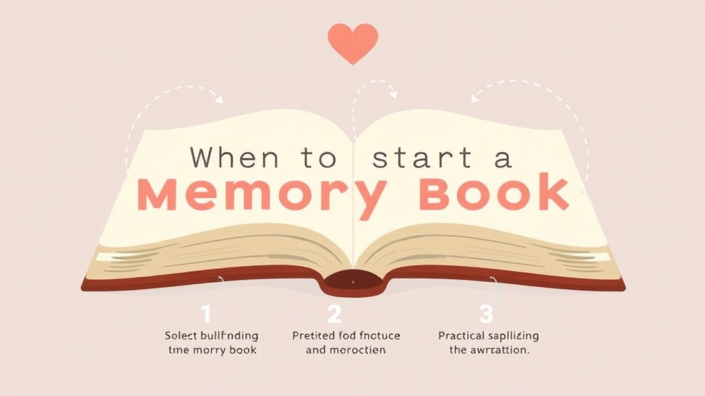 Real-world application diagram for when to Start a Memory Book After Loss