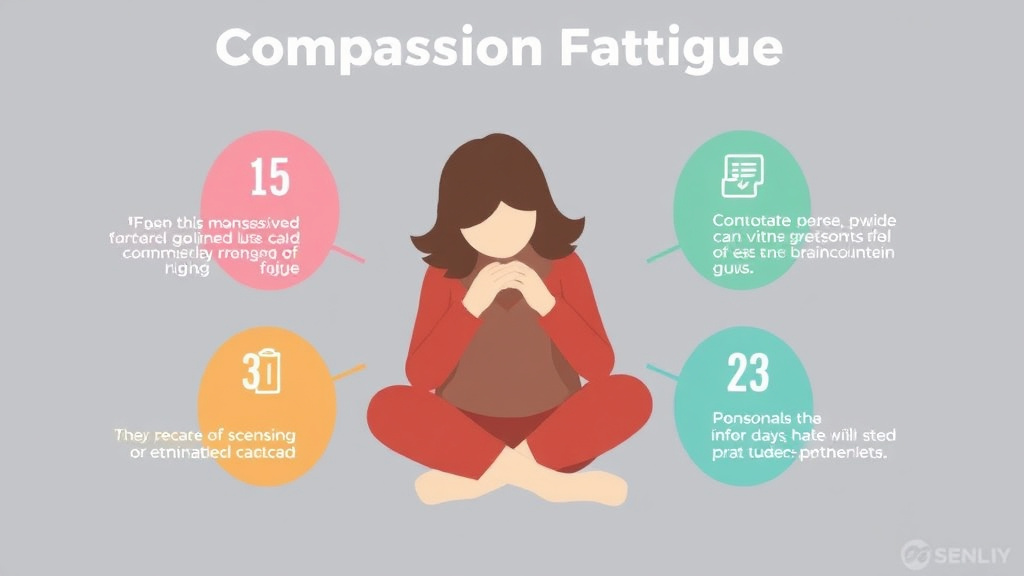Step-by-step visual guide for implementing compassion Fatigue in Grief Support