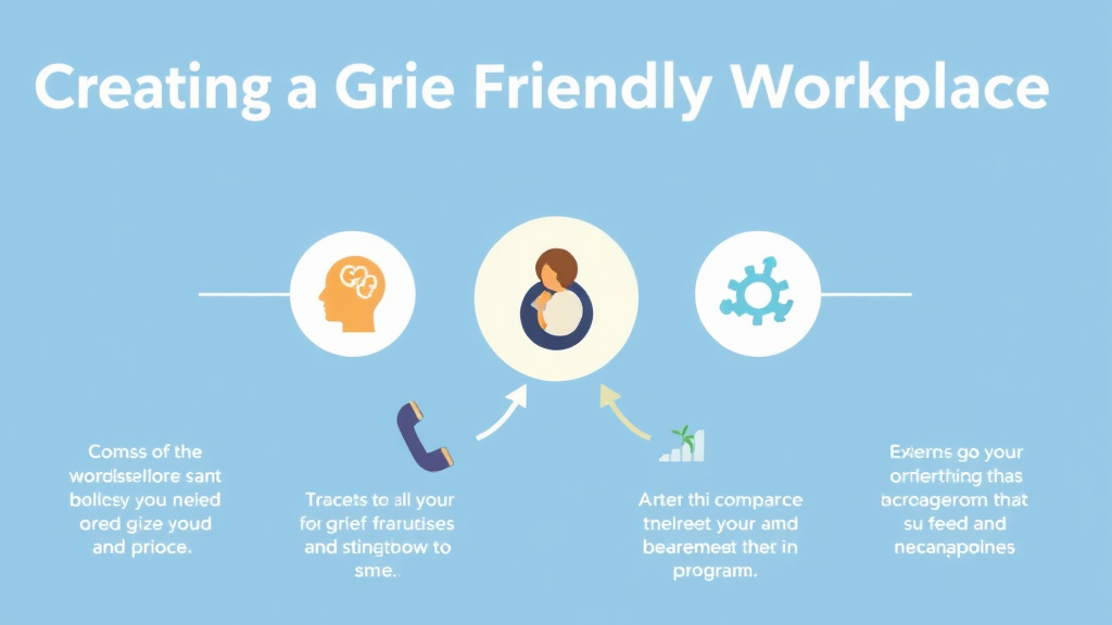 Practical checklist visual for creating a Grief Friendly Workplace