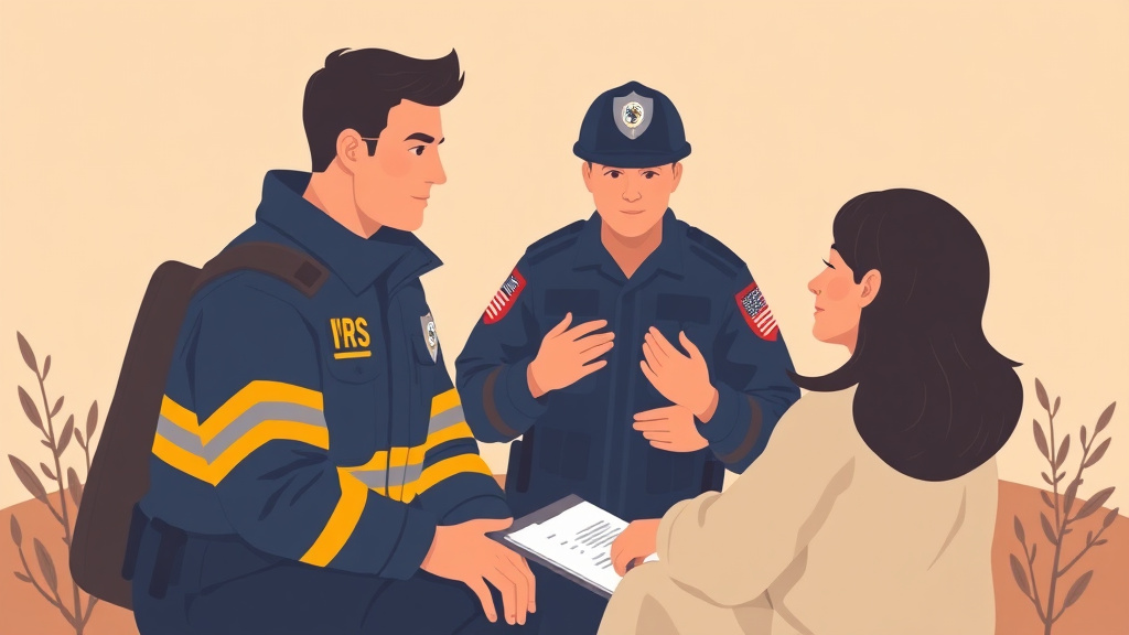 Illustration breaking down the fundamentals of first Responder Grief Debriefing