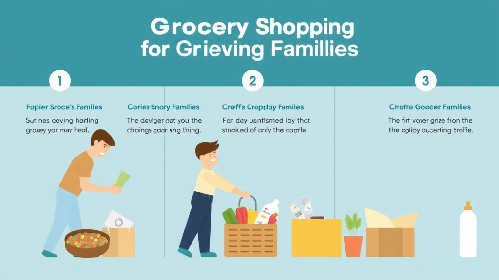 Hands-on guide visualization for grocery Shopping for Grieving Families
