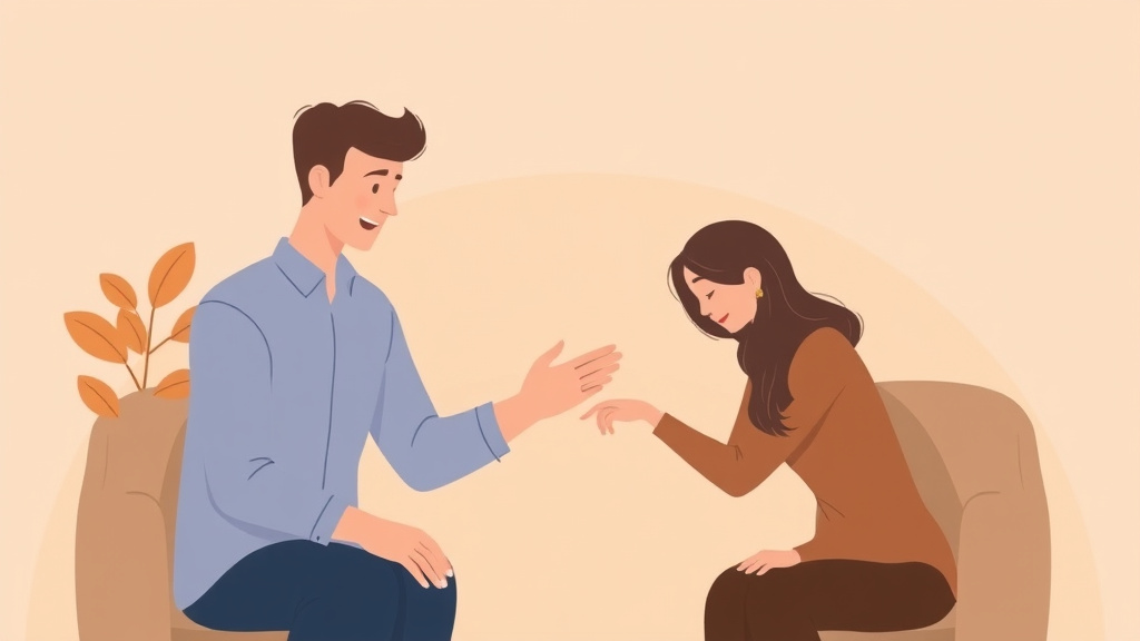 A professional illustration depicting handling Grief in Client Facing Roles