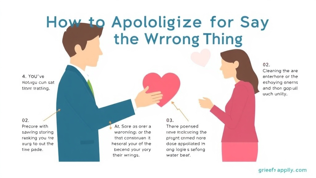 Real-world application diagram for apologize for Saying the Wrong Thing