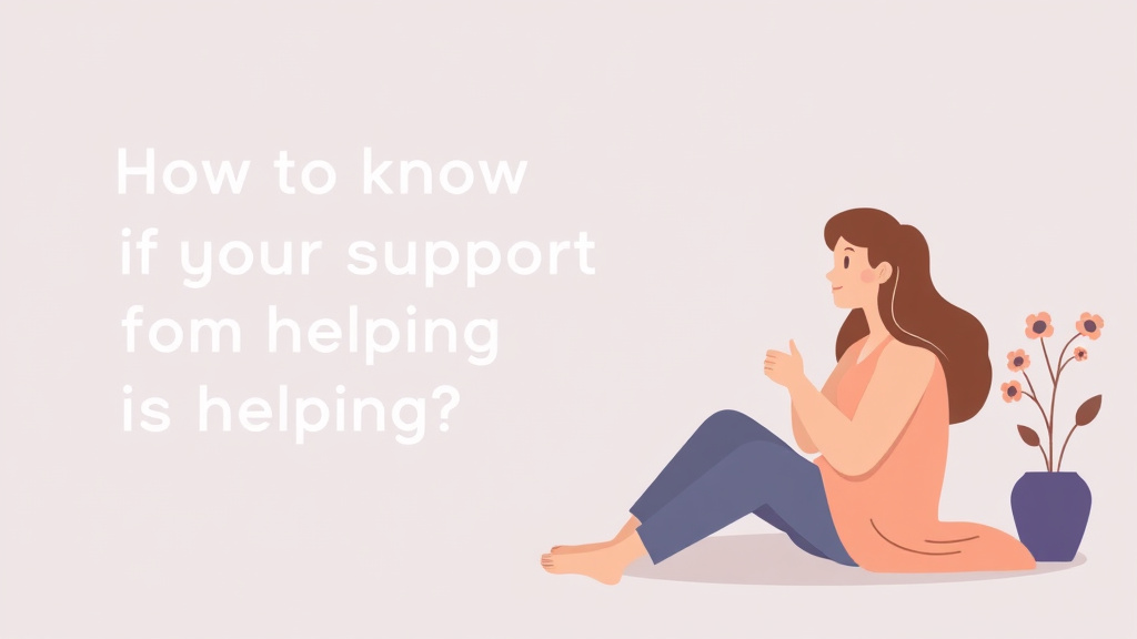 Visual overview of know If Your Support is Helping with key concepts highlighted