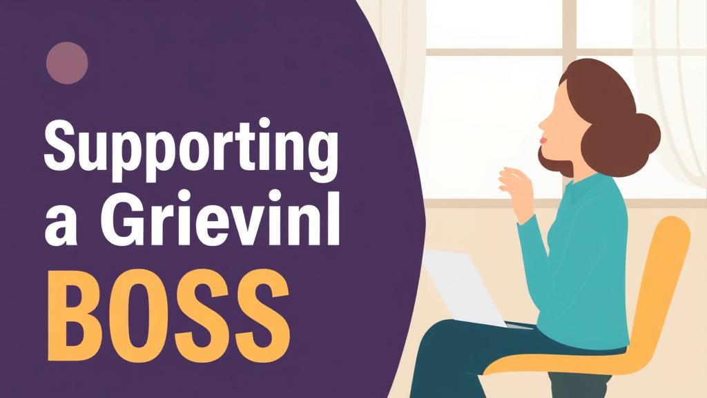 Hands-on guide visualization for supporting a Grieving Boss