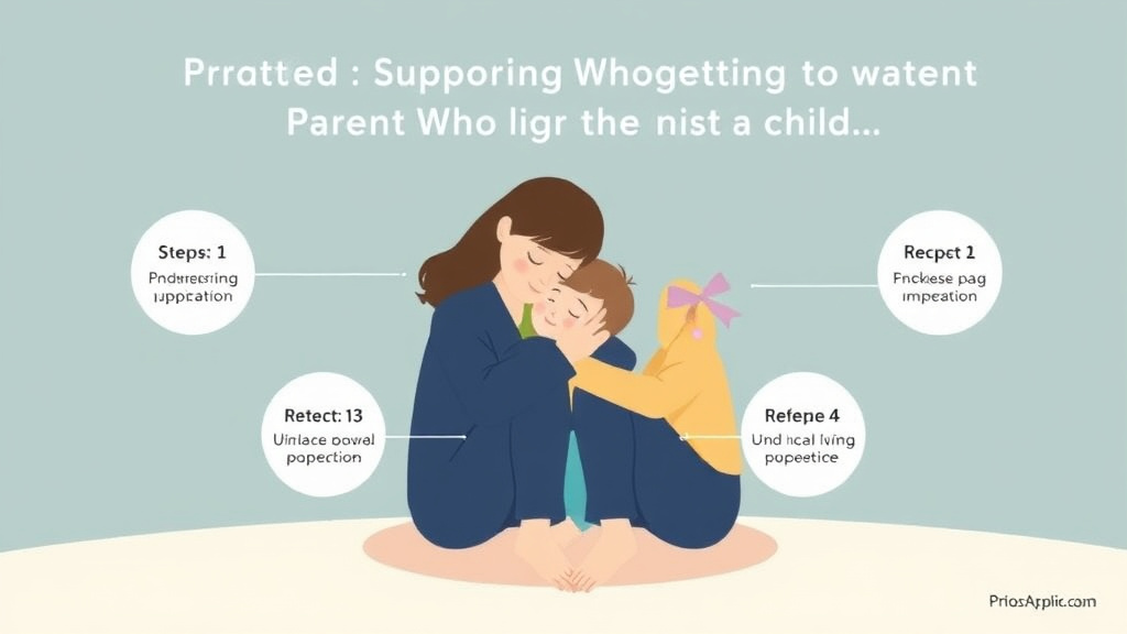Implementation roadmap for supporting a Grieving Parent Who Lost a Child with actionable steps