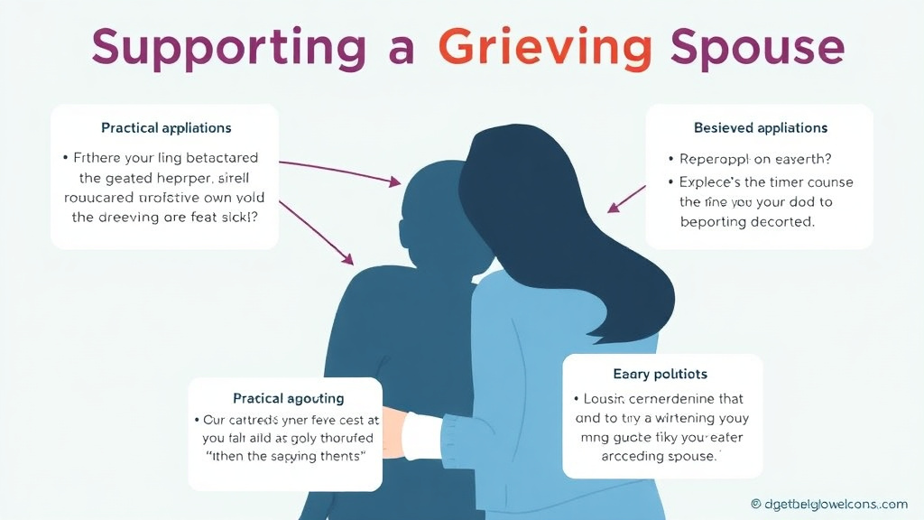 Hands-on guide visualization for supporting a Grieving Spouse