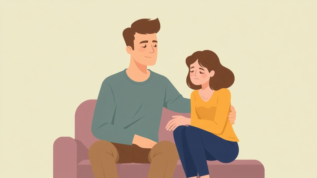 Detailed visual representation of supporting a Grieving Teenager