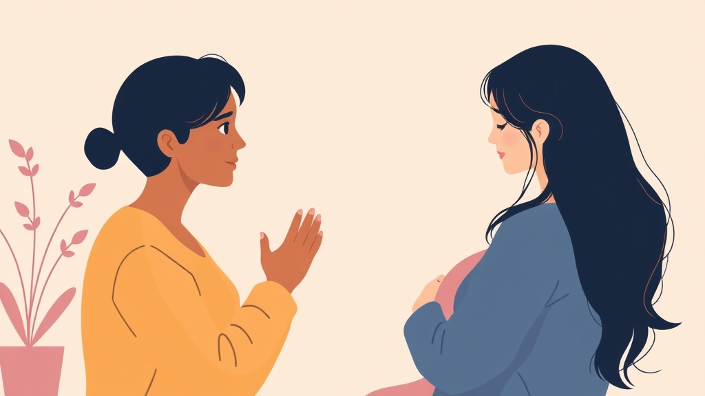 Visual overview of supporting Someone After Miscarriage with key concepts highlighted
