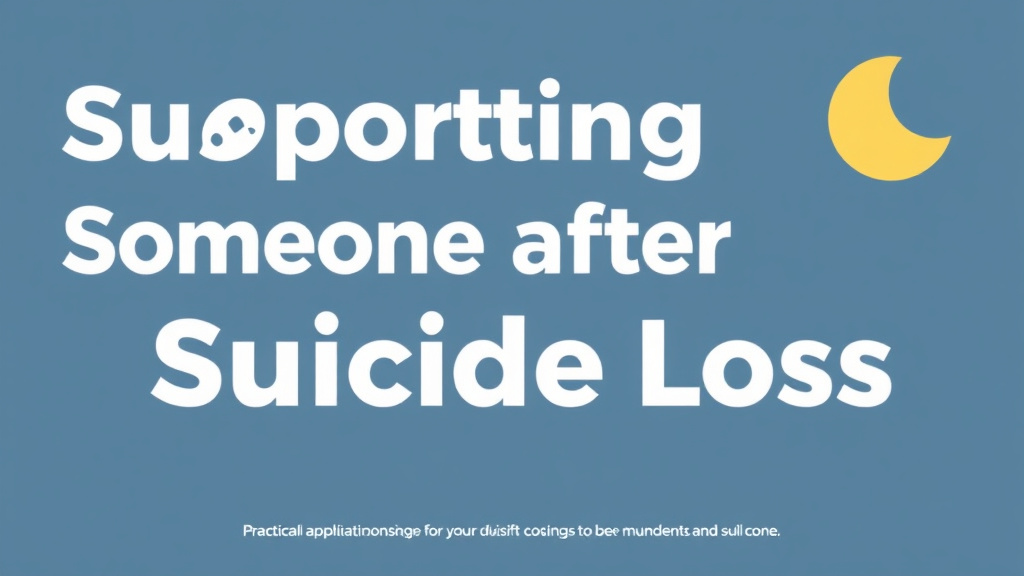 Practical workflow diagram for supporting Someone After Suicide Loss