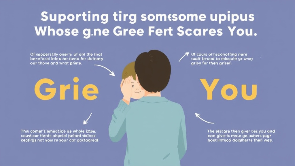Hands-on guide visualization for supporting Someone Whose Grief Scares You