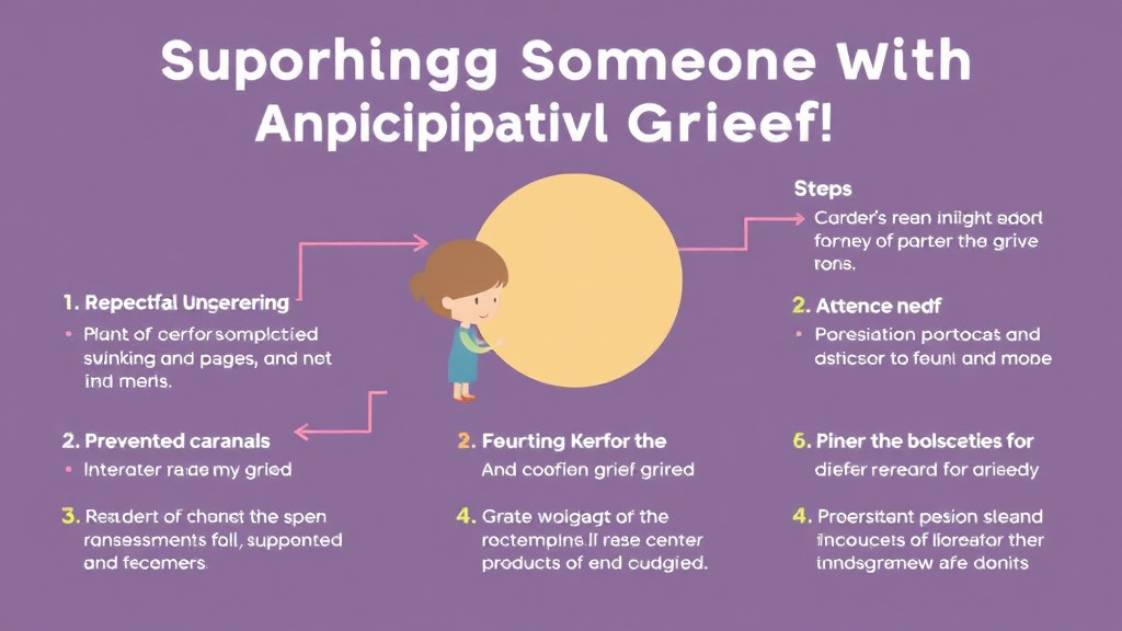 Step-by-step visual guide for implementing supporting Someone With Anticipatory Grief
