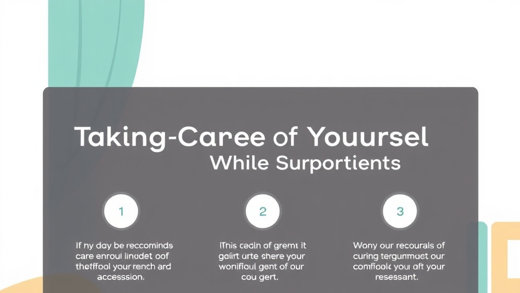 Implementation roadmap for taking Care of Yourself While Supporting Others with actionable steps