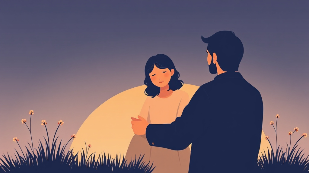 An informative visual explaining ministry of Presence in Grief for beginners and professionals