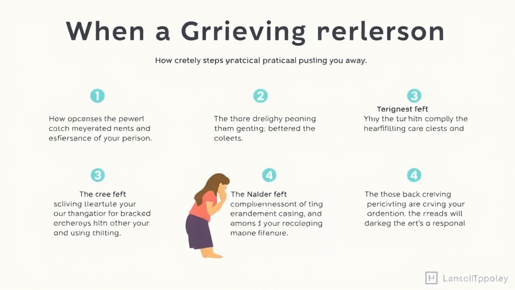 Implementation roadmap for when a Grieving Person Pushes You Away with actionable steps
