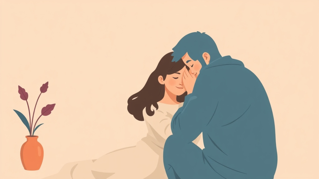 A professional illustration depicting when Your Own Grief is Triggered