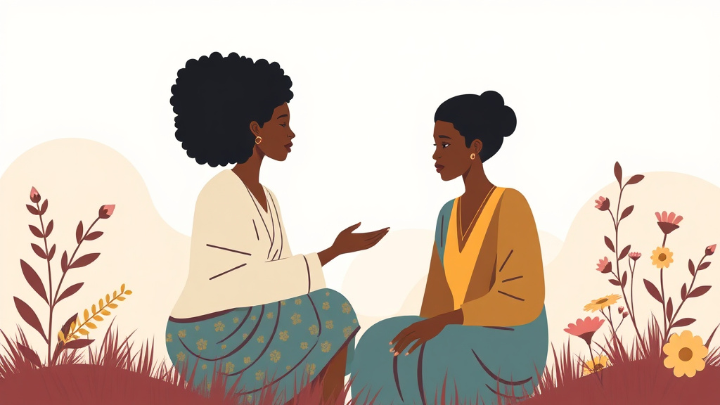 Illustration breaking down the fundamentals of african American Grief Traditions