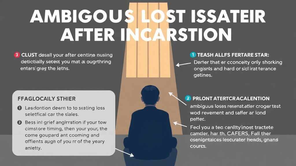 Process flow illustration for putting ambiguous Loss After Incarceration into action