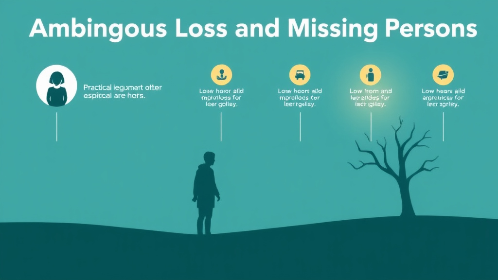 Practical checklist visual for ambiguous Loss and Missing Persons