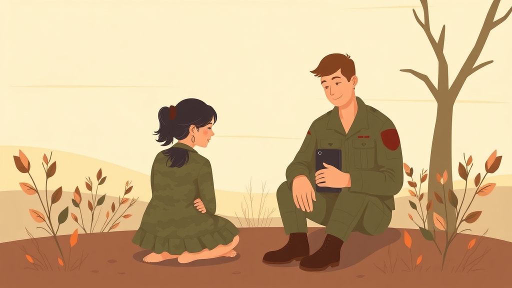 Illustration breaking down the fundamentals of ambiguous Loss in Military Families