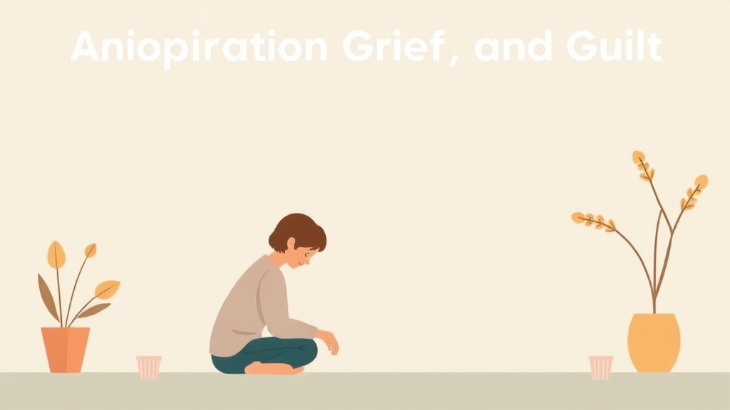 Conceptual diagram showing how anticipatory Grief and Guilt works in practice