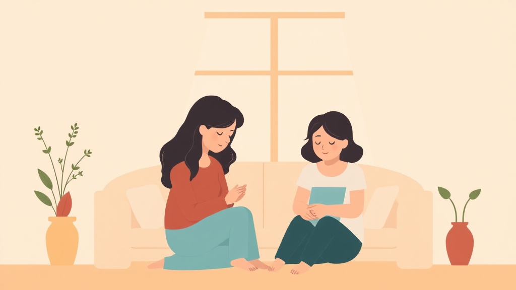 Conceptual diagram showing how anticipatory Grief When a Parent is Dying works in practice