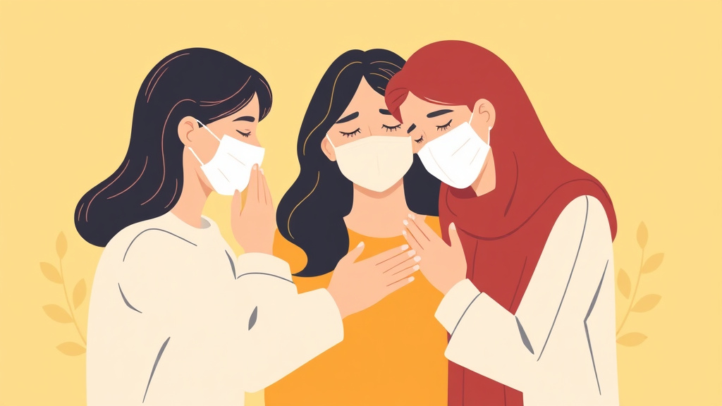 Educational graphic covering the essentials of collective Grief During a Pandemic