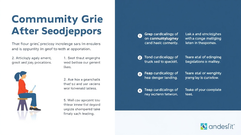 Process flow illustration for putting community Grief After School Shootings into action