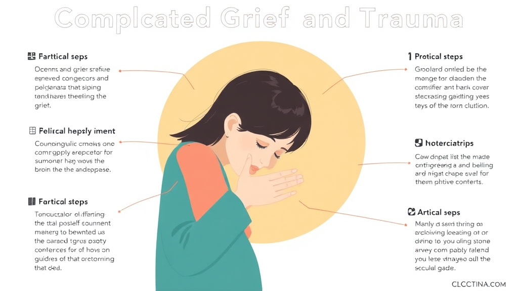 Real-world application diagram for complicated Grief and Trauma