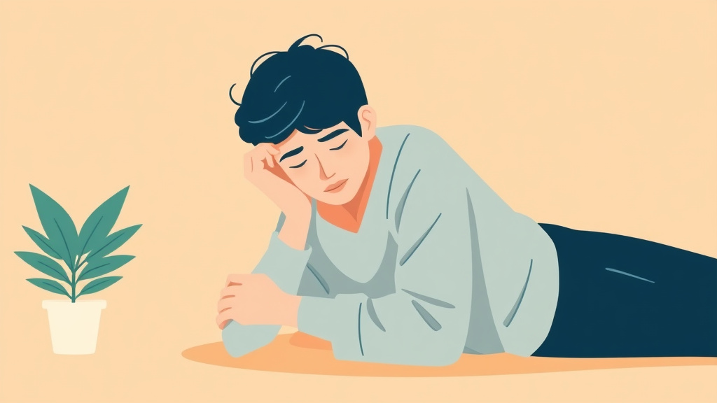 A professional illustration depicting disenfranchised Grief and Mental Illness
