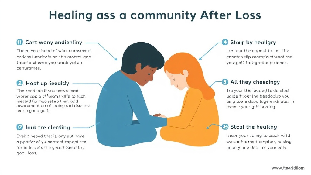 Practical workflow diagram for healing as a Community After Loss