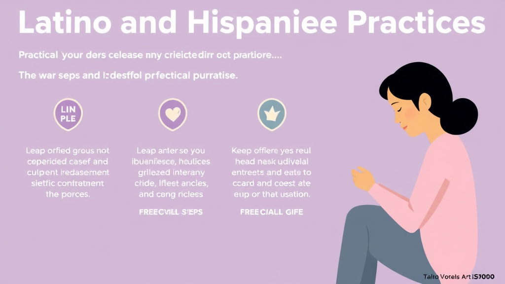 Practical workflow diagram for latino and Hispanic Grief Practices