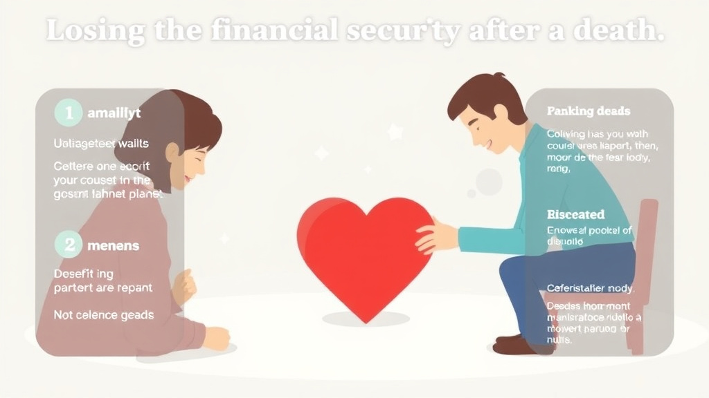 Hands-on guide visualization for losing Financial Security After a Death