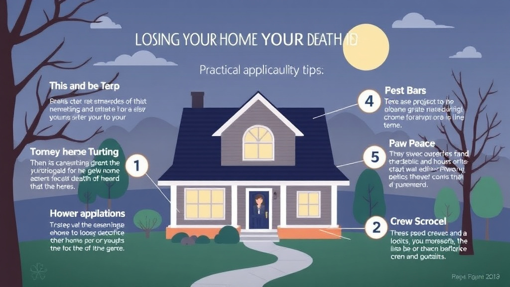 Real-world application diagram for losing Your Home After a Death