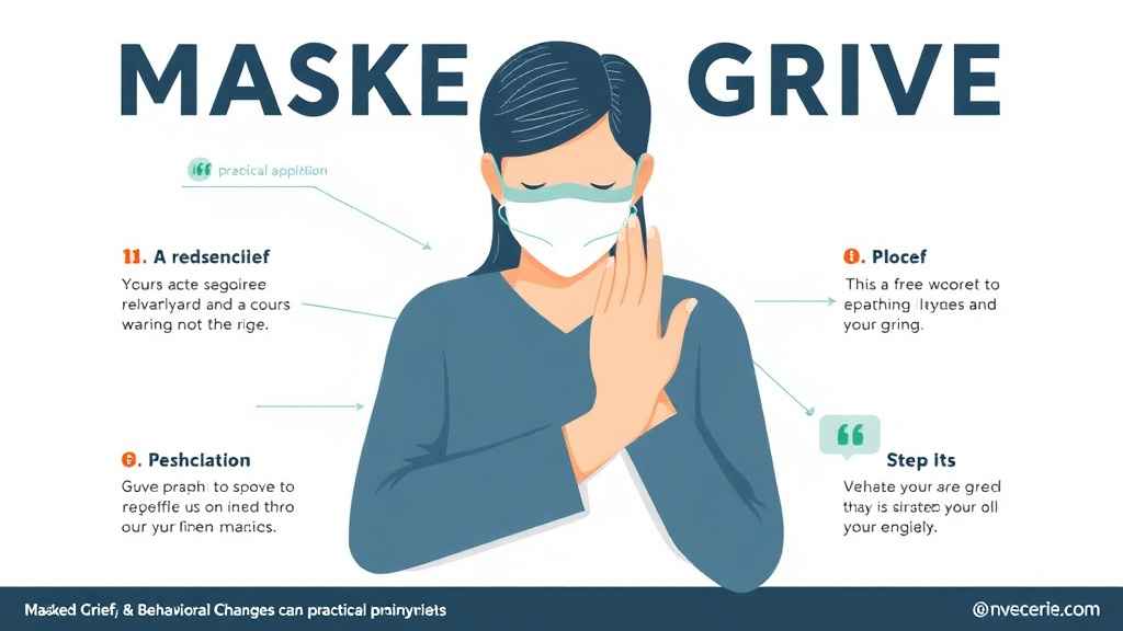 Step-by-step visual guide for implementing masked Grief and Behavioral Changes